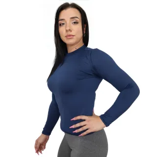Blusas Feminina Inverno Frio Peluciada Térmica Segunda Pele - Kit 2 - 2 MARINHO