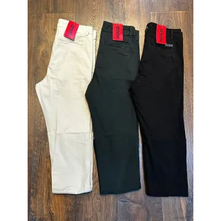 Calças Skinny Sarja Bolso Embutido - Casual e Social - Areia