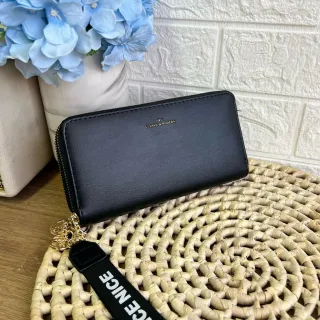 Deluxe Forever Coleção - Carteira Feminina com 2 Zíper - caqui B05