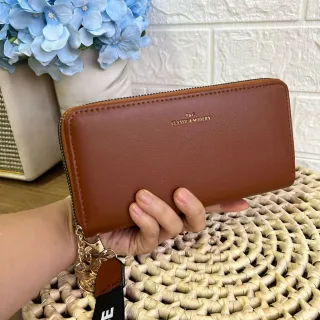 Deluxe Forever Coleção - Carteira Feminina com 2 Zíper - caqui B05