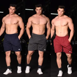 Bermuda Esportiva Masculina Dry Fit Com Bolso - Kit 3 unidades