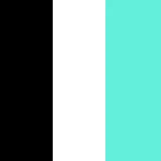 Tricot Canelado Cropped Feminino Kit 3 - 1 Preto 1 Branco 1 Verde Bande