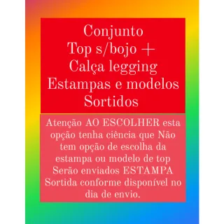 Roupas Femininas para Academia: Conjunto Fitness Legging e Top Suplex Animal Print - CONJ DAY 43