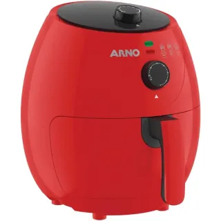 Fritadeira Arno Easy Fry Preta 3.3L Air Fryer 127V - Vermelha