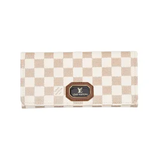 Carteira Premium Feminina Grande - Porta Documentos, RG e CNH - PRETA/XADREZ