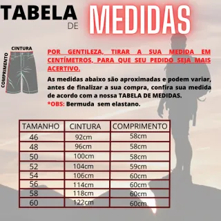 Exclusiva Bermuda Sarja Masculina Cargo 6 Bolsos - Bermuda Cargo  Chumbo