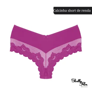 Cueca Feminina Rendada Kit 5 Calcinhas Shortinho - sortidas