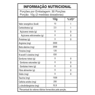 Body Shape Carnificina Beta Alanina 300g: Pré Treino de Alta Performance - Maçã verde