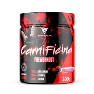 Body Shape Carnificina Beta Alanina 300g: Pré Treino de Alta Performance