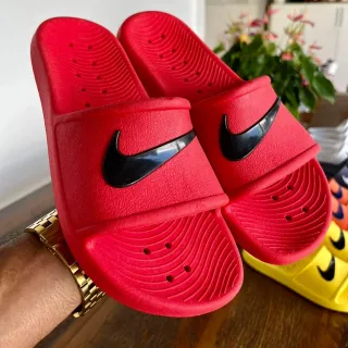 FRETE GRÁTIS - Slide Masculino Várias Cores - Chinelo - Vermelho