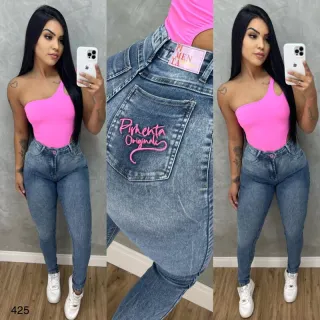 Original oficial sal e pimenta calça jeans com lycra do 34 ao 56 - 01