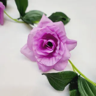 Decoração de Casamento com Corrente Artificial de Rosa Flor - 2.4M - Chocolate