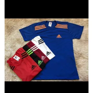 Malha Esportiva Camisa Masculina - Vermelho