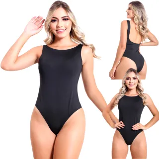 Maio Feminino Piscina Natação Hidroginástica Grosso Bojo Com Tecido - M