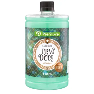 Sabonete Requinte Premisse 1 Litro - Erva Doce pH Fisiológico - Único
