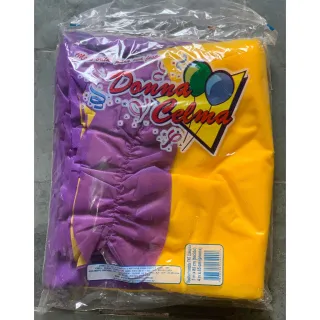 Toalha de TNT com babado para decoração de festa de aniversário - Verde Limao/Marrom