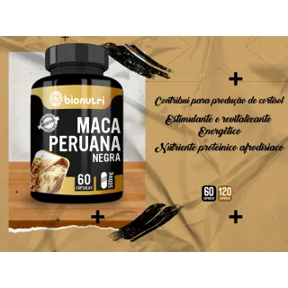Bionutri Kit Maca Peruana Negra + Tribullus + Ashwaganda Ginseng Indiano - Único