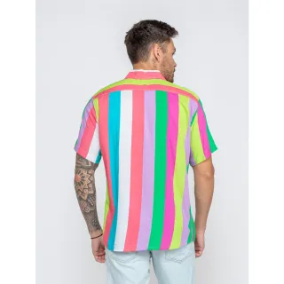 Promoção: Camisas Estampadas Listradas Unisex de Alta Qualidade - P
