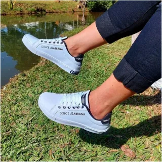 Sapatênis Dolce & Gabbana Branco Unissex - Branco