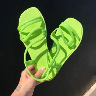 Envio Imediato - Kit 2 Rasteirinhas Solar Femininas - Super Conforto e Maciez - Nude+Nude