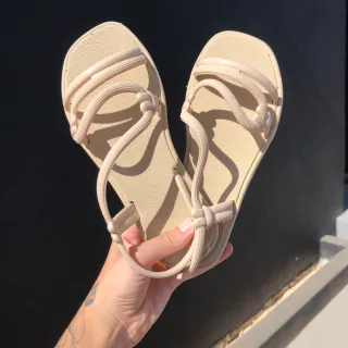 Envio Imediato - Kit 2 Rasteirinhas Solar Femininas - Super Conforto e Maciez - Nude+Nude