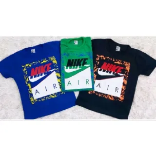 Camisetas Infantil Juvenil Algodão Kit 03 - Estampas Variadas - Variadas