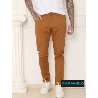 Calça Masculina Slim de Sarja com Elastano - Diversas Cores do 38 ao 48 - Branco Gelo