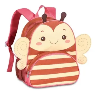 Pequena mochila infantil para passeio ou creche, pet menino menina - Zebra