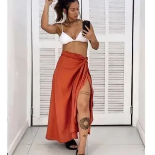 Vestido Barbie Rosa Pink Saída de Praia Envelope Midi - POÁ BRANCO COM BOLAS PRETAS