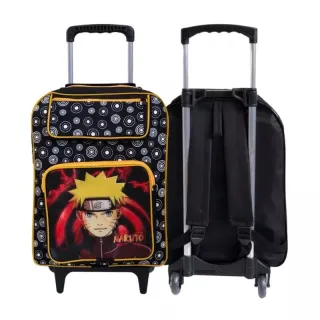 Mochila Rodinha Patrulha Canina Homem Aranha Sonic Hulk Minnie Mario Bros Roblox Naruto Infanfil Menino Menina - Batman Rodinhas