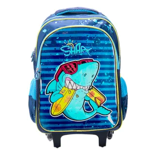 Mochila Infantil Escolar com Rodinhas Resistente e Impermeável - Dois padrões aleatórios