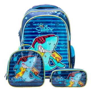 Mochila Infantil Escolar com Rodinhas Resistente e Impermeável - Dois padrões aleatórios