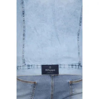 Manchada Jeans Masculina Jaqueta - GG