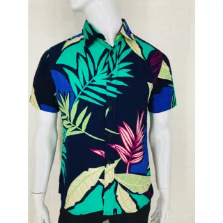 Verão Praia Floral - Camisa Masculina - 3