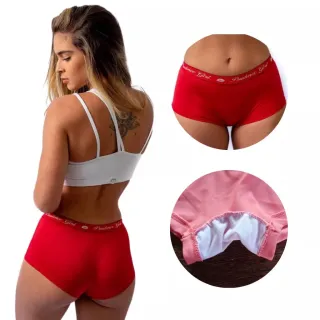 Boxer Feminina Calcinha Kit 10 Short Adulto Cuecas Calcinhas Box - Lisas Sortida