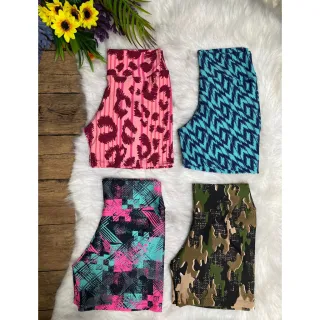 Fitness Feminino Meia Coxa Curta para Academia e Caminhada