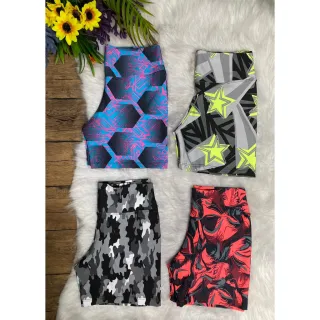 Fitness Feminino Meia Coxa Curta para Academia e Caminhada - TAM G - VESTE 40/42