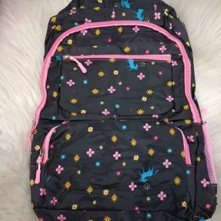 Bolsa Mochila Feminina Escolar Juvenil Adulto 6081 - 6081 azul claro