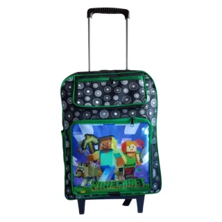 Mochila Rodinha Patrulha Canina Homem Aranha Sonic Hulk Minnie Mario Bros Roblox Naruto Infanfil Menino Menina - Batman Rodinhas