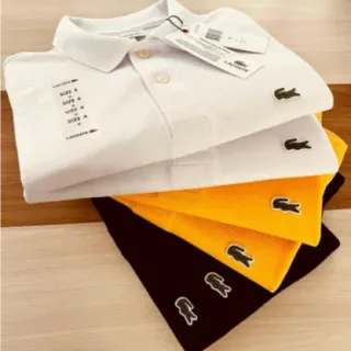 Oferta Lançamento: Camisa Polo Lacoste - Branco