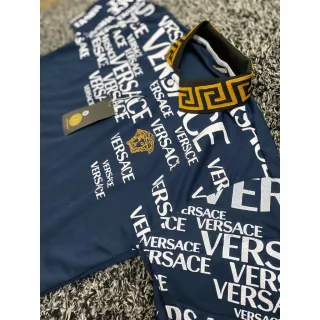 Promoção Lançamento: Camiseta Polo Masculina Versace Manga Curta - AZUL ROIAL