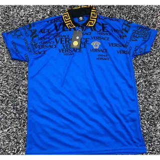 Promoção Lançamento: Camiseta Polo Masculina Versace Manga Curta - AZUL ROIAL