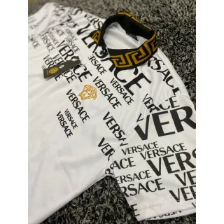 Promoção Lançamento: Camiseta Polo Masculina Versace Manga Curta - AZUL ROIAL