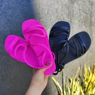 Envio Imediato - Kit 2 Rasteirinhas Solar Femininas - Super Conforto e Maciez - Nude+Nude