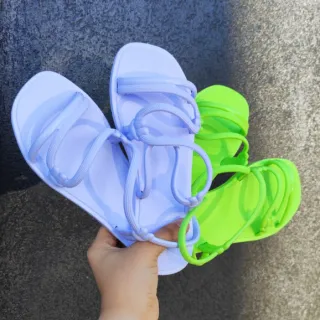 Envio Imediato - Kit 2 Rasteirinhas Solar Femininas - Super Conforto e Maciez - Nude+Nude