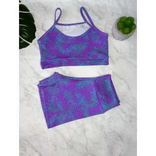 Moda fitness: conjunto top e short curto ou pedal - Est.13