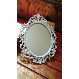 Vintage Chic - Espelho Provençal Decorativo Médio - Pink