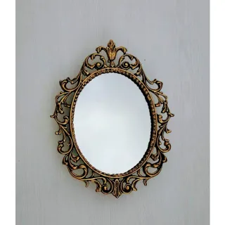 Vintage Chic - Espelho Provençal Decorativo Médio - Pink