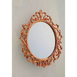 Vintage Chic - Espelho Provençal Decorativo Médio - Pink