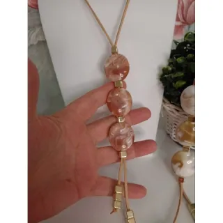 Escolha vários modelos de maxi colar feminino - Preto amêndoa